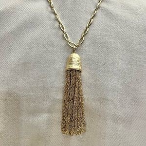 KENDRA SCOTT Statement Tassel Necklace NWT